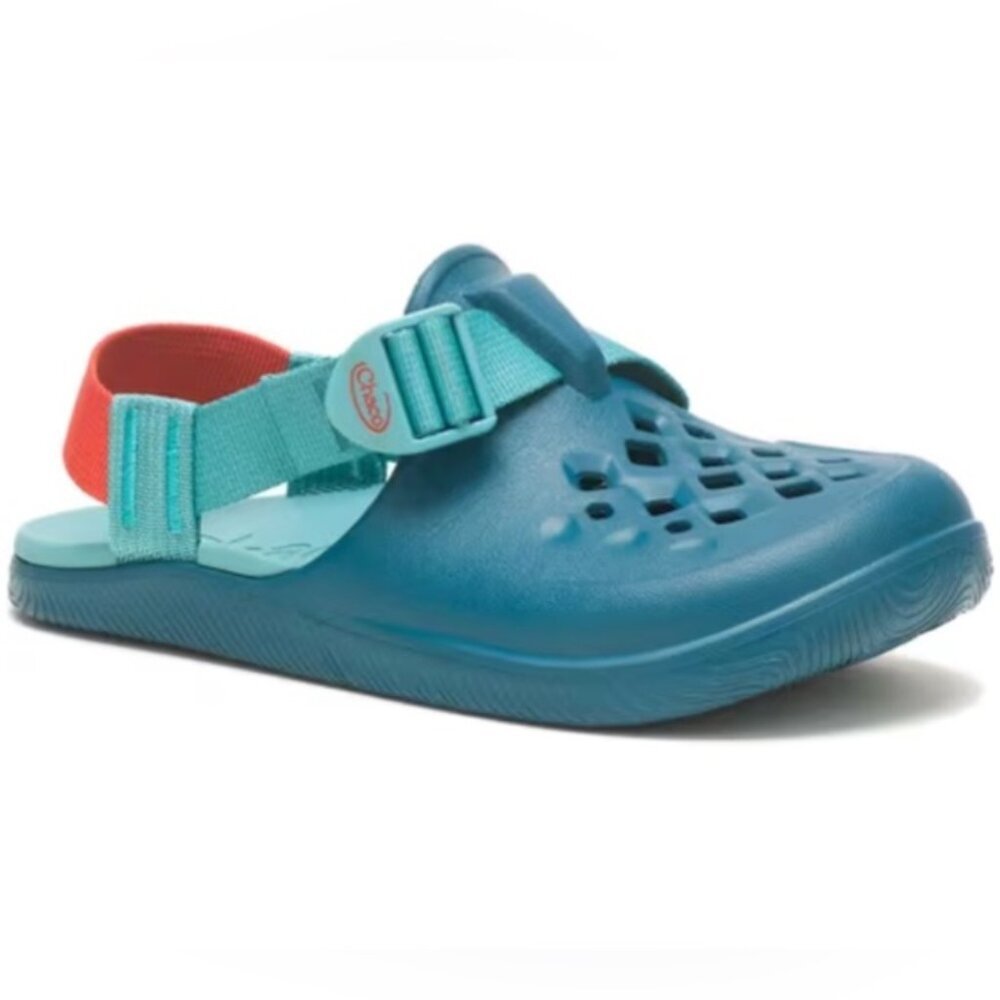 Chaco Chillos Clogs Ocean Blue Outdoor Shoes Comfortable Slip On women